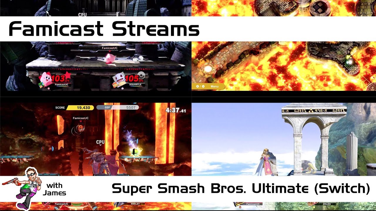 Super Smash Bros. Ultimate Famicast Streams Story Mode, Classic