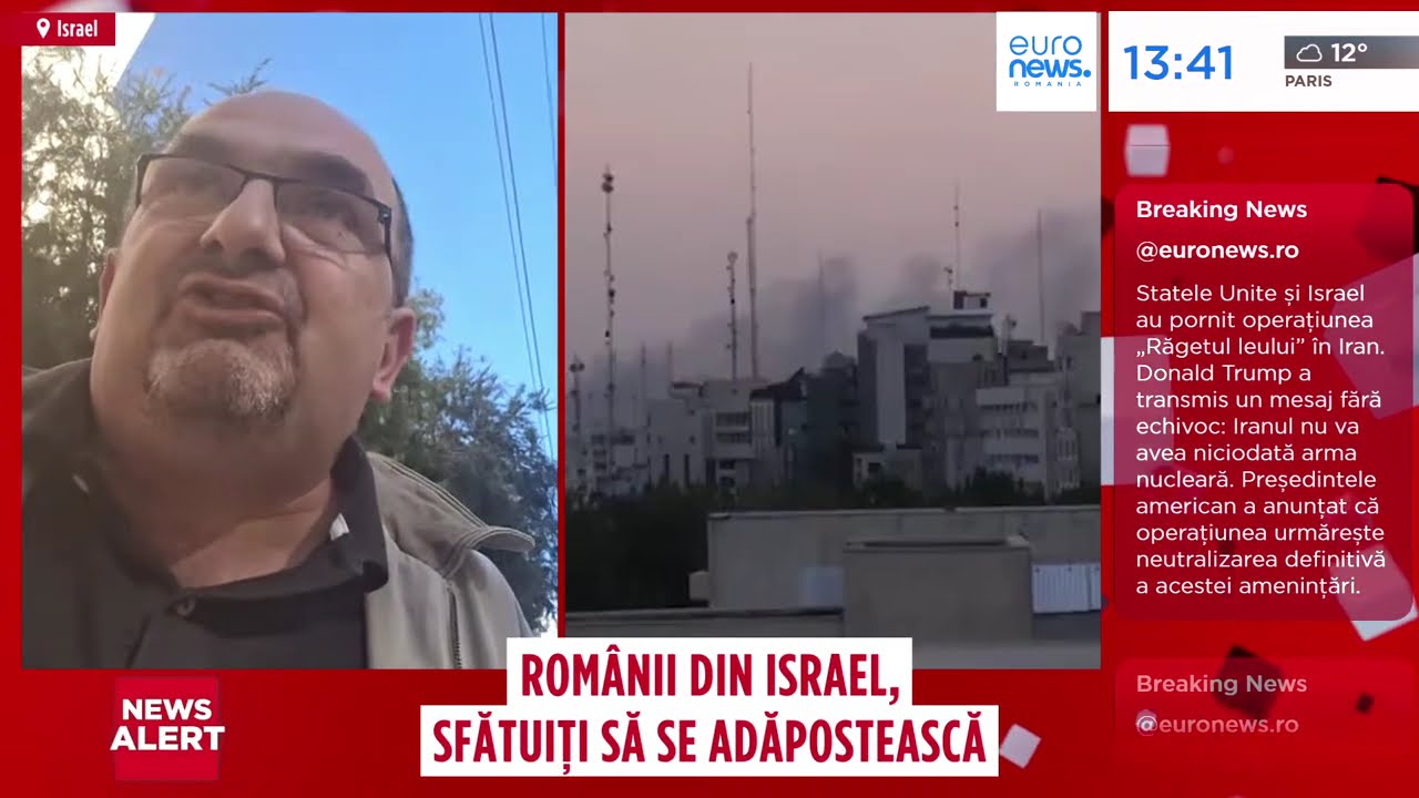 Român din Israel: Stăm lângă adăpost cu rucsacul de urgență pregătit