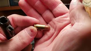 The 9 mm  plop plunk test in a Star BM