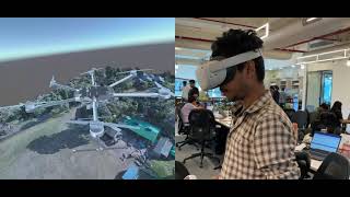 Drone Simulator in Virtual Reality VR