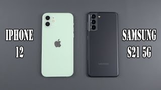iPhone 12 vs Samsung Galaxy S21 5G | SpeedTest and Camera comparison