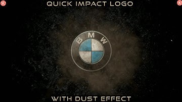 Quick Impact Logo With Dust Effect • Quick Scale Down Logo Intro • Editing Point
