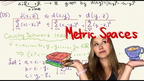 🧮Metric Spaces // Examples of Proofs 👀🧐