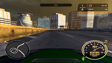 NFS MW City Perimeter 1-st Lap by F1 BMW noN2O 1:31.15