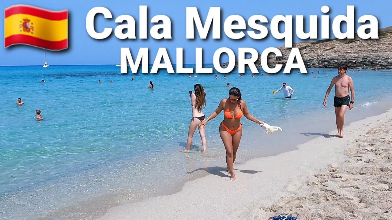 Canaria Nude Beach Handjob - ðŸ‡ªðŸ‡¸Stunning beach | Cala Mesquida ðŸ– Mallorca [Majorca] Spain 2022 August  13 â˜€ï¸ | 4K Beach walk - YouTube