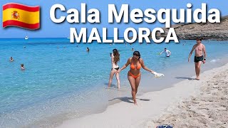 🇪🇸 Welcome to Paradise | Cala Mesquida  🏖 Mallorca [Majorca] Spain 2022 August 13 ☀️  4K Beach walk