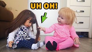 Reborn Sisters Jenny and Lizzy Have A Fight Roleplay