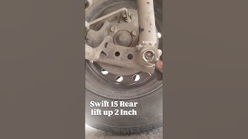 swift 15 aftermarket rear coil pad change #automobile #marutisuzukiertigacng #mechanic #apmechanic