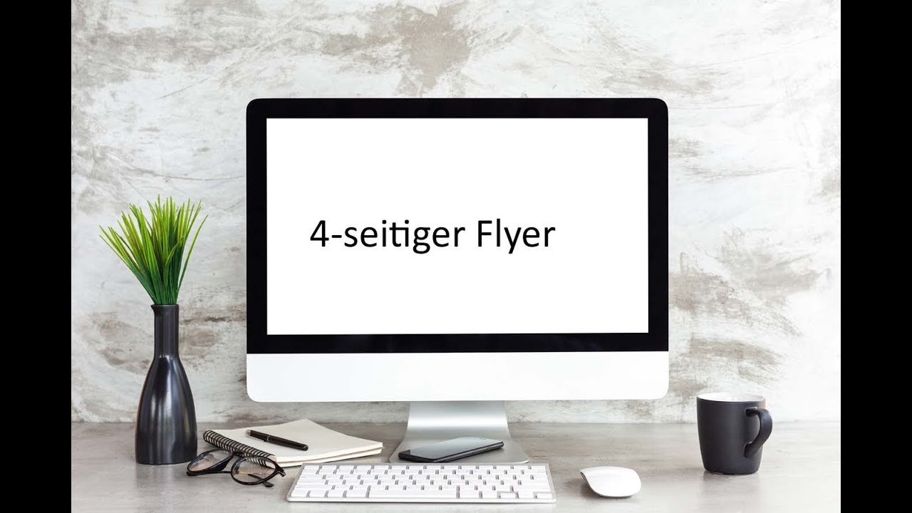 4 Seitiger Flyer In Word Youtube