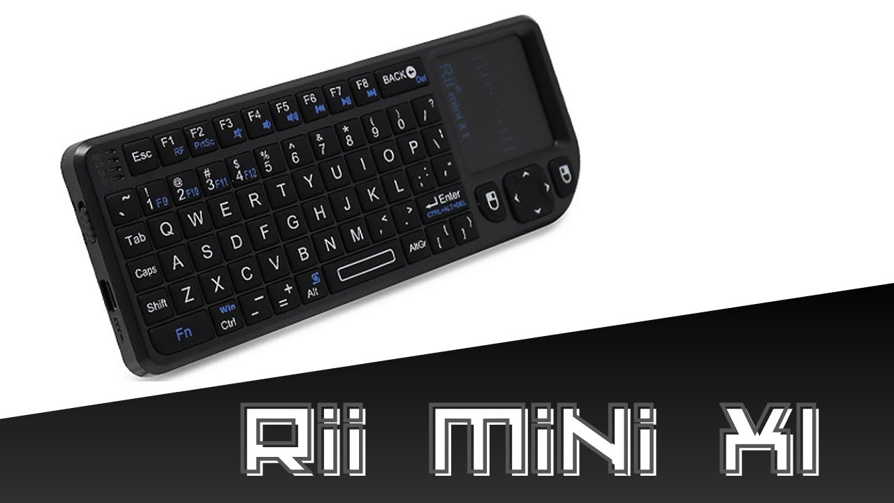 le plus petit clavier fonctionnel ! rii mini x1 - YouTube