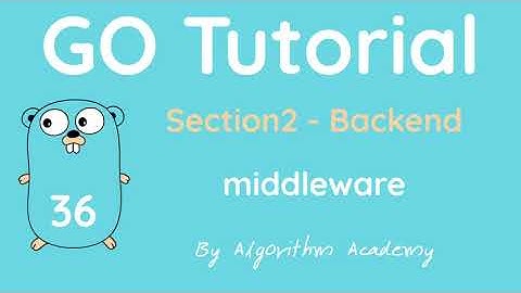 36 # - شرح الـ middleware