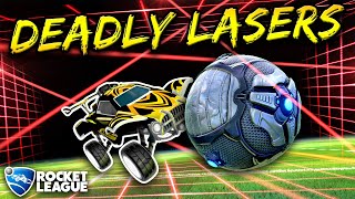 Rocket League with DEADLY LASERS is HILARIOUS