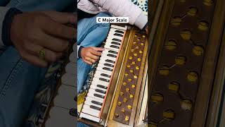 C Major Chord On Harmonium | Harmonium Ka Gyan | #shortsfeed #shorts #harmoniumtutorial
