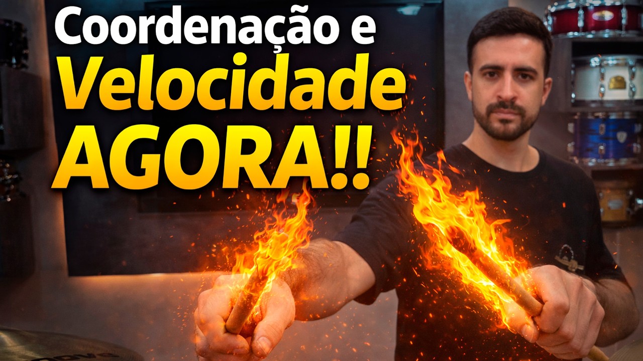 Aula Obrigatória VELOCIDADE e COORDENAÇÃO na bateria