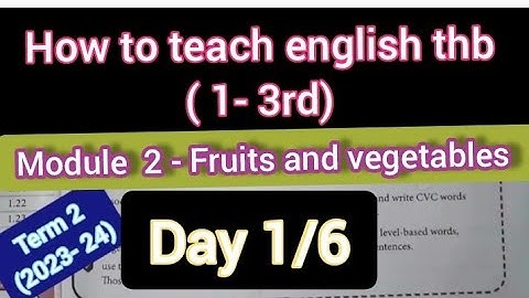 fruits and vegetables|day1|unit 2|term2|1-3rd english thb|ennum.... @Kalvi-Namkaiyil-KNK-Ramayee-tr