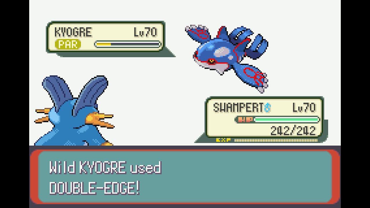Pokémon Emerald Version Catching Kyogre YouTube