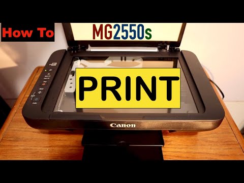 Canon PIXMA MG2550s Printing !!