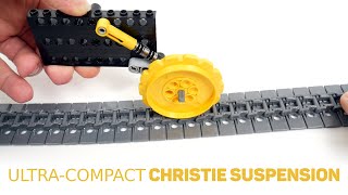 LEGO Ultra-Compact Driveable Christie Suspension for Tracked Vehicles [WITH INSTRUCTIONS]