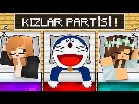 TOMBİŞ KIZLAR PARTİSİNE GİZLİCE GİRDİ 😱 - Minecraft