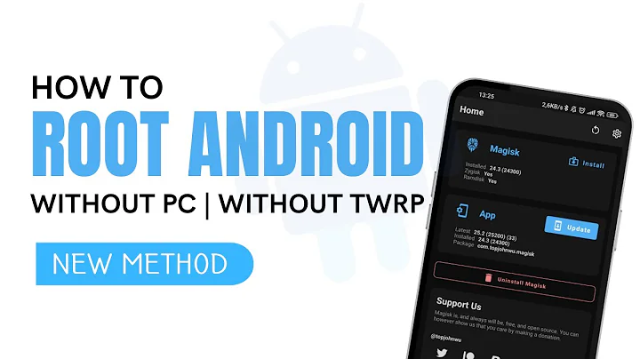 How to Root Android Without PC or Without TWRP |  Install Magisk Without PC