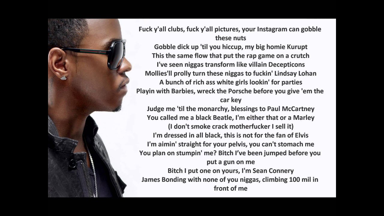 Big Sean - Control Feat Kendrick Lamar & Jay Electronica, Lyrics on
