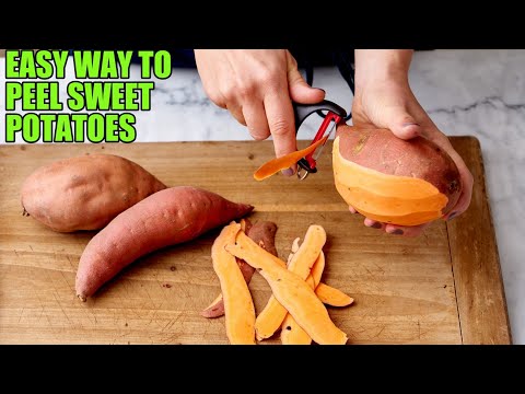 How to Cut Sweet Potatoes - It's a Veg World After All®