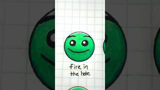 The Types of FIRE IN THE HOLE #geometrydash #art Resimi