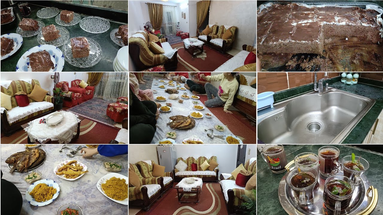 اول عزومه وتجمع عائلي عند حماتي🧕اخيرا حسينا بالاستقرار بعد المرمطه اللي عشناها