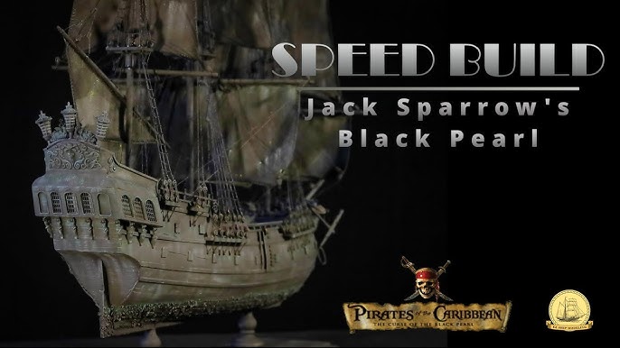 The Black Pearl Golden Version 2021 Wood Model Ship kit 31 : :  Hogar y cocina