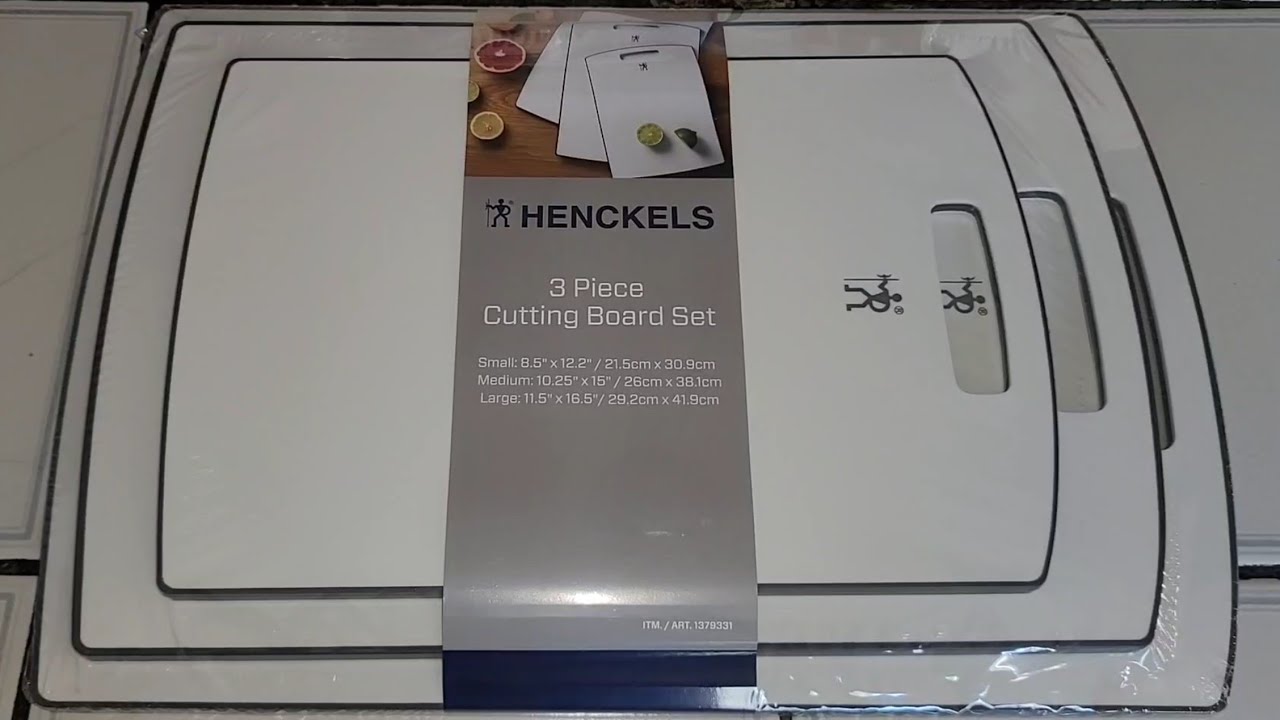 Costco Sale Item Review Henckels 3 Piece Cutting Board Set (Also