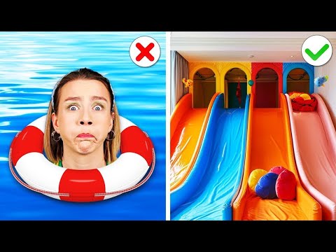 Building a Water Park At Home! Fantastic Gadgets, Cool DIY Tricks and Funny Moments