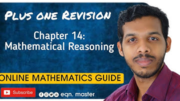 Plusone Revision. Chapter 14: Mathematical Reasoning
