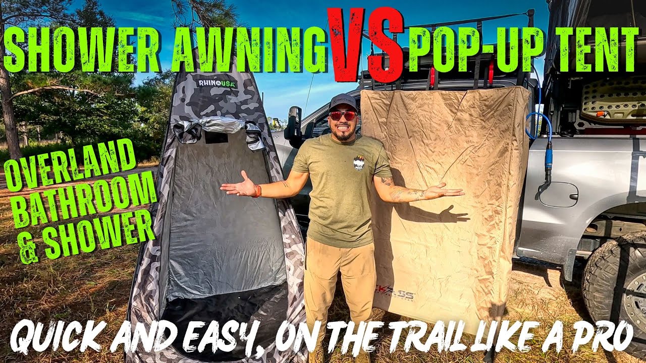 Overland Shower/Bathroom Quick and Easy on the Trail Like a Pro YouTube