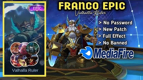 SCRIPT SKIN FRANCO EPIC VALHALLA RULER FULL EFFECT NO PASSWORD