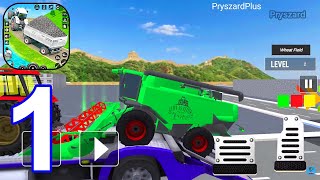Big Tractor Farming Simulator - Gameplay Walkthrough Part 1 3D Tractors, 3D Trolleys and Tillage screenshot 1