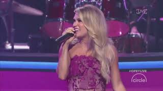 Carrie Underwood performing Church Bells at the Grand Ole Opry