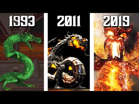 The Evolution of Liu Kang's Dragon Form! (1993-2019)