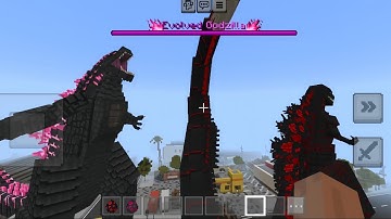 Evolved Godzilla And Shin Godzilla Updated Mod In Minecraft Pe