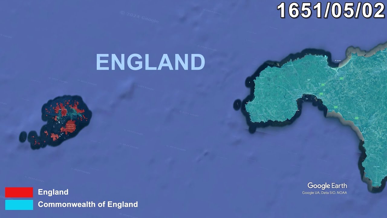 Three Hundred and Thirty Five Years' War in 8 minute using Google Earth ...