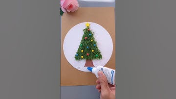 Amazing tree easy craft #tree #craft #shorts #viral #trending #happysketches