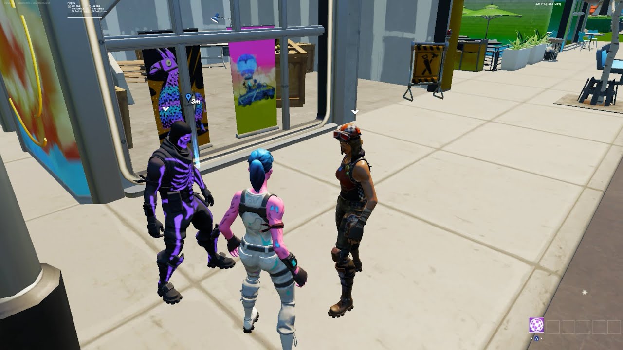 Pink Ghoul Trooper Meets Purple Skull Trooper and Renegade Raider in Party ...