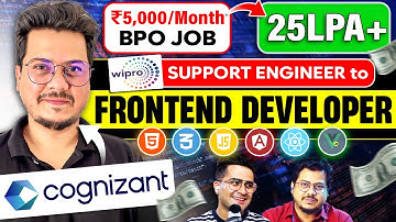 5000Rs to 25+ LPA 🚀 5 Offers! Support Engineer to Front End Developer - Inspiring Developer Journey