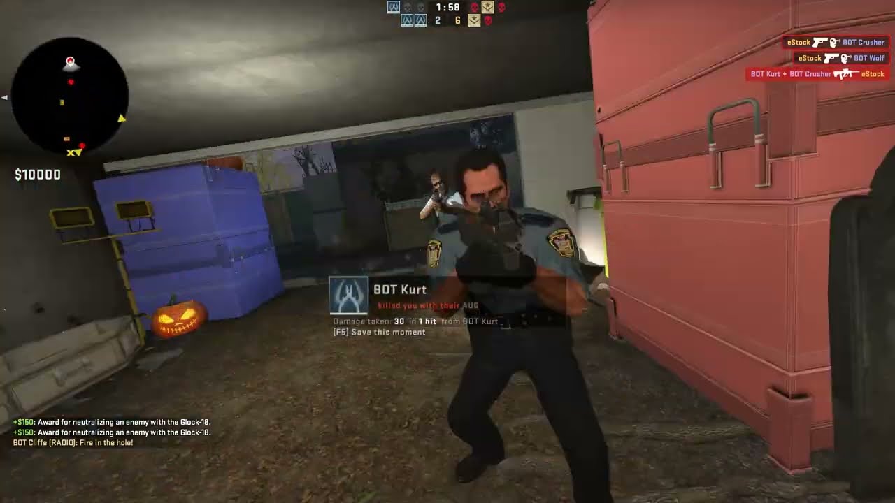 CSGO Aim ARENA Halloween workshop map 