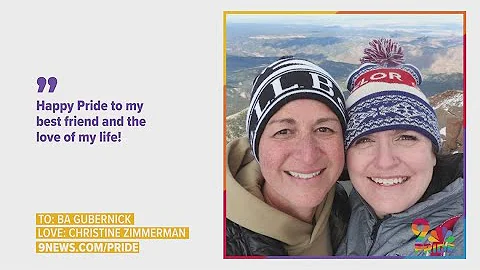 PRIDE: To Ba Gubernick; Love Christine Zimmerman