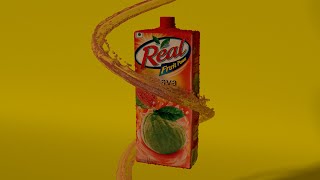juice product animation 3d