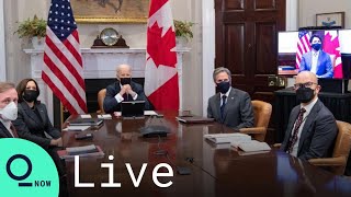 LIVE: Biden and Trudeau Hold First Virtual Bilateral Meeting at the White House