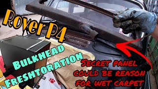 Rover P4 - Bulkhead Freshtoration and Bonnet Paint .