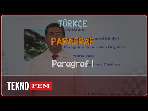 YGS-LYS TÜRKÇE - Paragraf 1