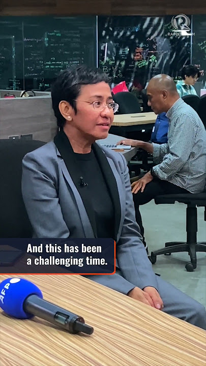 What gives Maria Ressa hope?