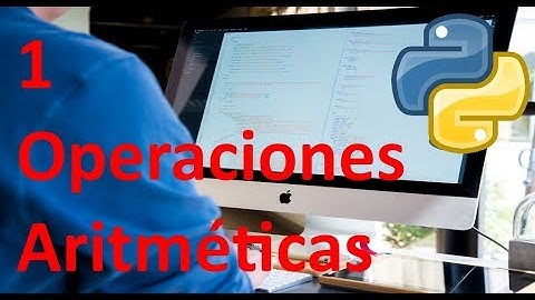 Operaciones aritméticas - 1 - Python tutorial en español